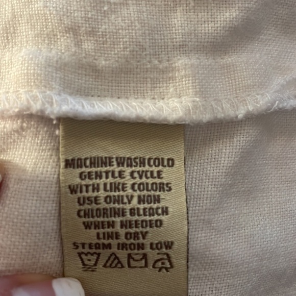 NORTON MCNAUGHTON 100% LINEN TOP SIZE L - Picture 4 of 16